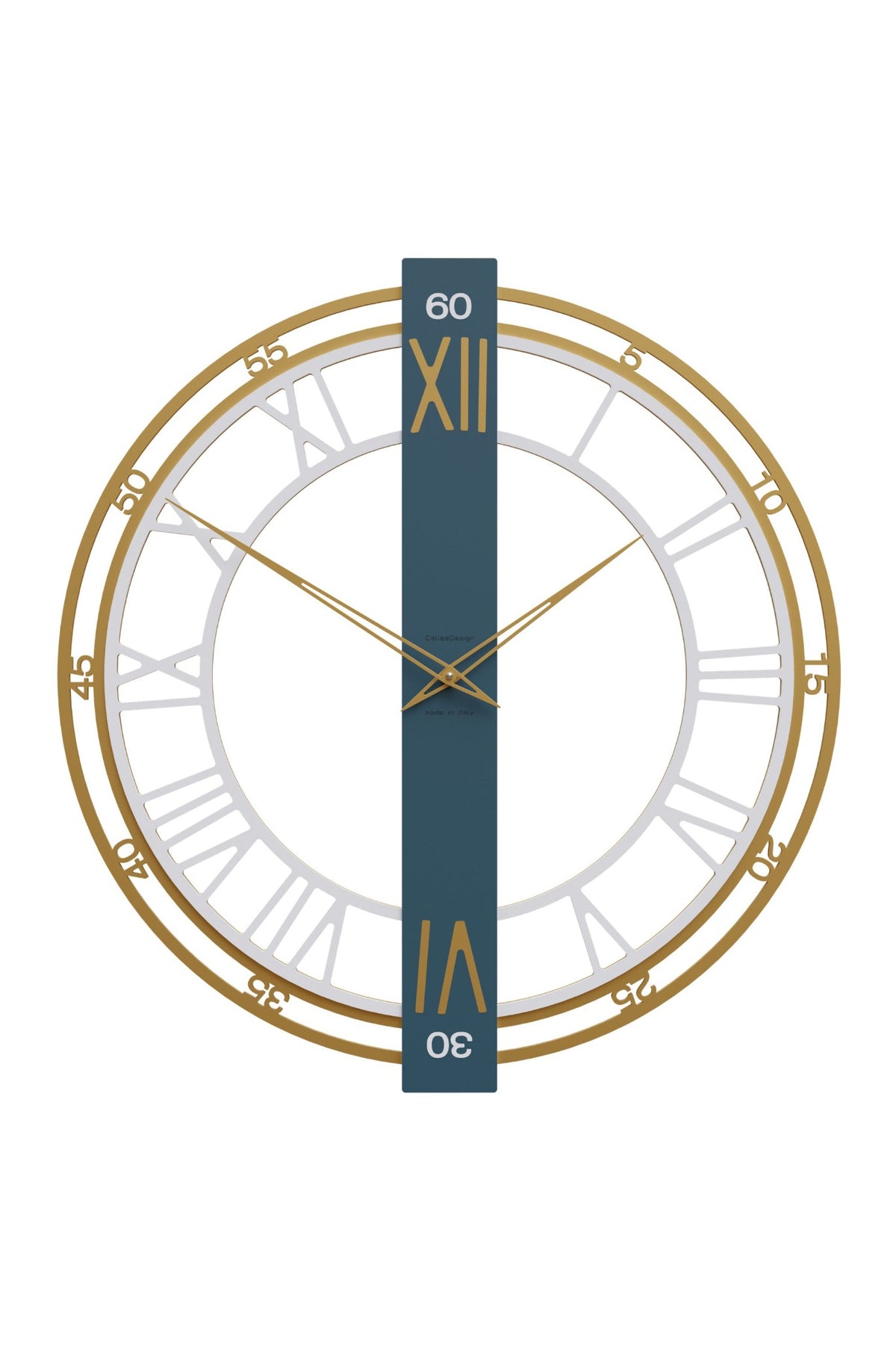 Franz wall clock – Dark Teal finish